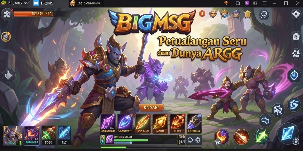 Gameplay seru di dunia fantasi BIGMSG.