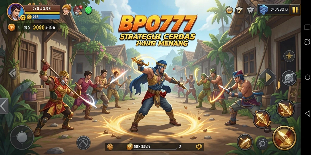 Tangkapan layar BPO777 menampilkan aksi gameplay yang mengesankan dan strategis.