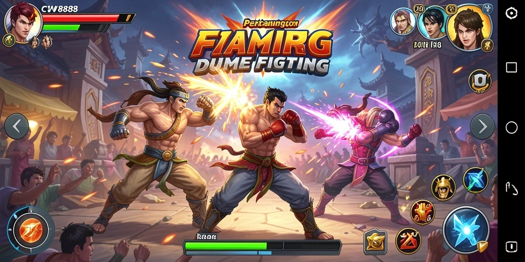 Screenshot menarik dari gameplay CW8888 yang seru dan intens.