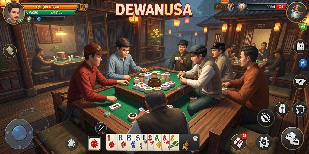 Screenshot gameplay QiuQiu DEWANUSA yang seru.