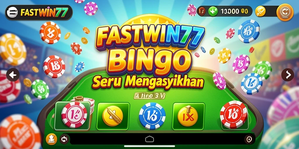 Tampilan menarik gameplay Bingo di FASTWIN77.