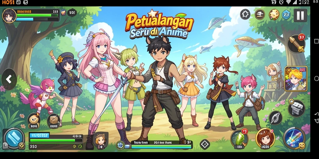 Tampilan gameplay HOT51 yang menawan dan penuh aksi.