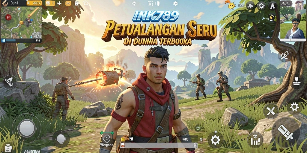 Tampilan gameplay yang menakjubkan di dunia terbuka.