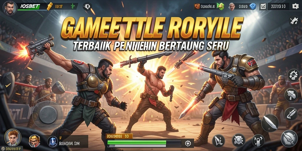 Screenshot dari gameplay seru Battle Royale di IOSBET.
