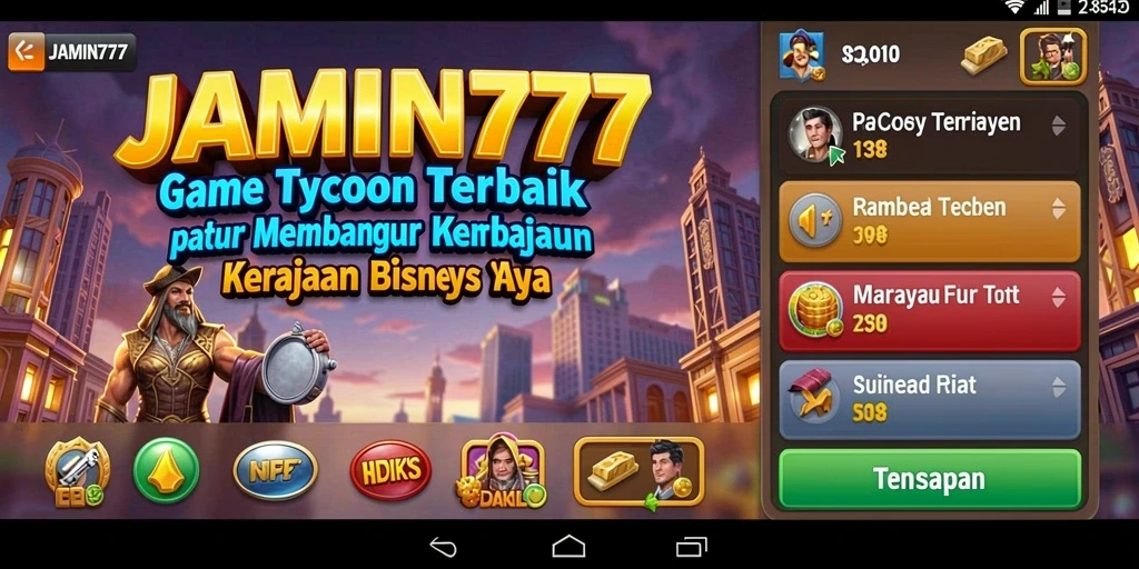 Tampilan gameplay seru dan dinamis dalam JAMIN777.