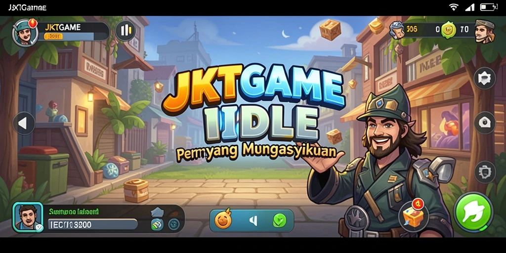 Tampilan gameplay JKTGAME dengan elemen Idle yang menarik.