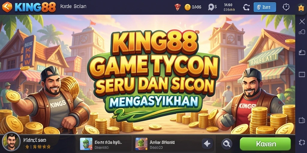 Gameplay KING88 yang menarik dengan berbagai jenis bisnis untuk dikelola.