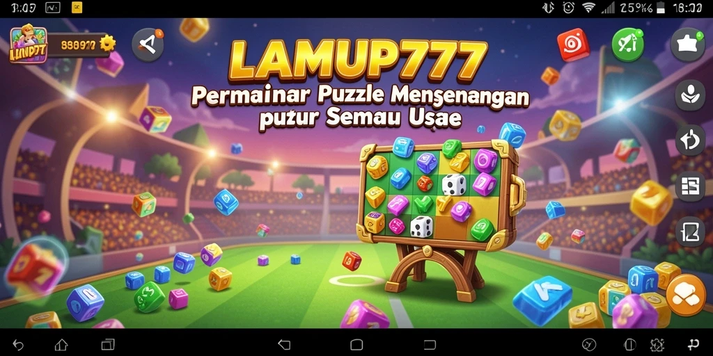 Screenshot gameplay <strong>LAMPU777</strong> yang menunjukkan tantangan Puzzle yang menarik.