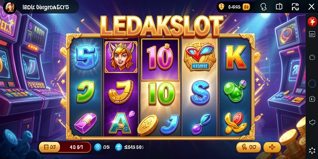 Screenshot dari LEDAKSLOT menampilkan gameplay slot yang menarik dan interaktif.
