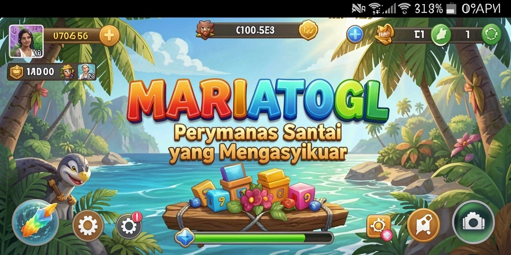 Screenshot gameplay MARIATOGL yang menyenangkan dan interaktif.