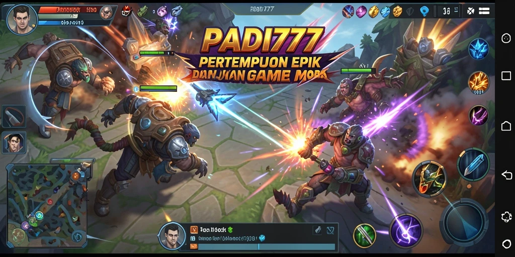 Gameplay seru PADI777 dengan karakter dan strategi unik.