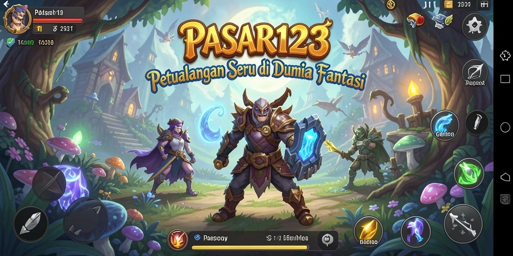 Screenshot gameplay PASAR123 menampilkan momen petualangan yang mendebarkan.