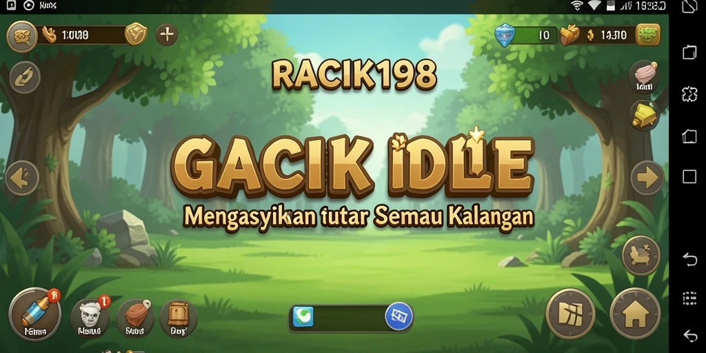 Tampilan gameplay Idle menarik dan menyenangkan.