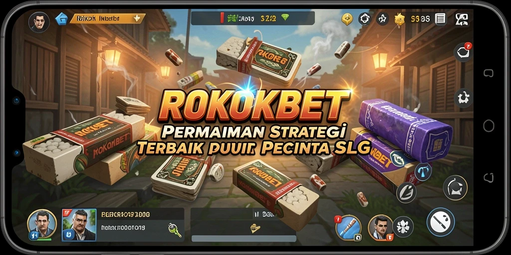 Tampilan gameplay strategis ROKOKBET yang mendebarkan.