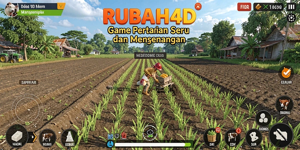 Tampilan gameplay RUBAH4D yang menarik dan interaktif dalam pertanian.