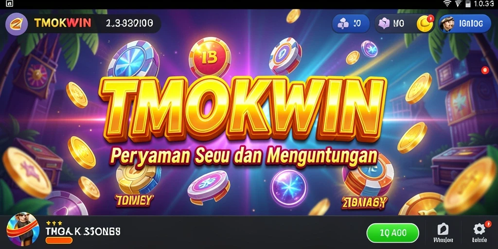 Screenshot gameplay TMOKWIN menampilkan mesin slot yang menarik.