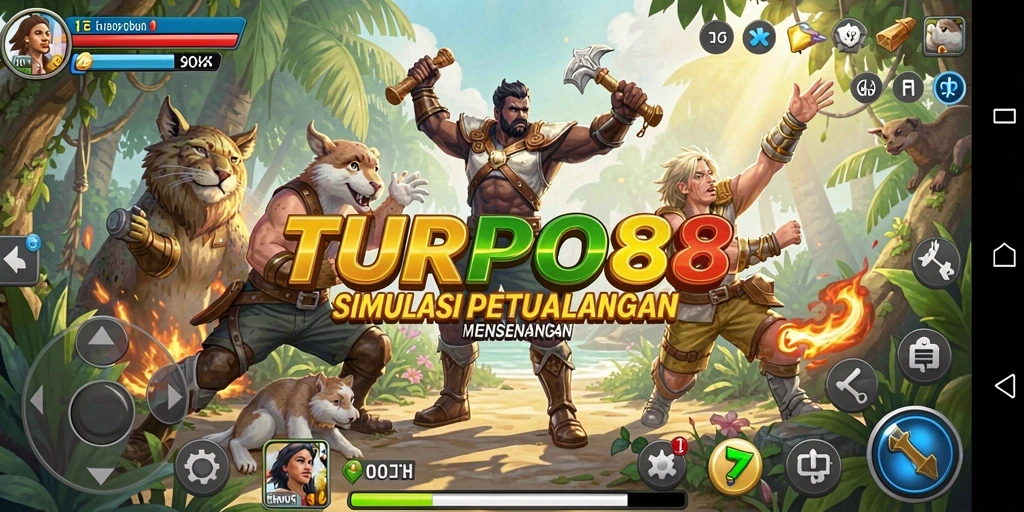 Screenshot gameplay TURBO88 menampilkan aksi seru penuh strategi.