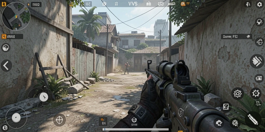 Gameplay menegangkan di VV62 dengan aksi FPS yang seru.
